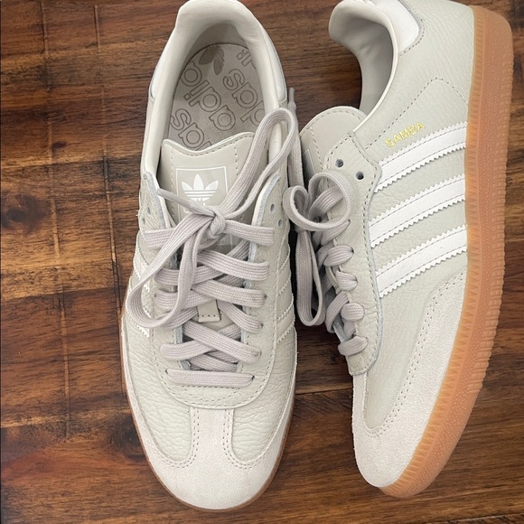 Adidas Samba OG Women’s Aluminum Gum Beige IE7013 size 6.5 - Picture 13 of 15
